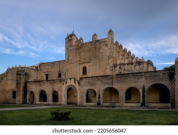 History Convent In Izamal Founded By Antonio De Padua Against The Will Of The Native Indigenous People During Spanish Colonization Of The Americas.