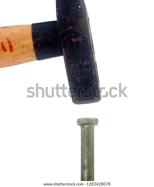 Hit Nail On Head Idiom Do Stock Photo Edit Now