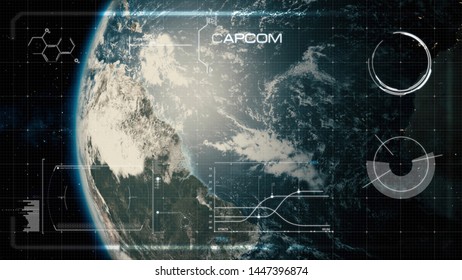Hi-Tech User Interface, Head Up Display, Earth