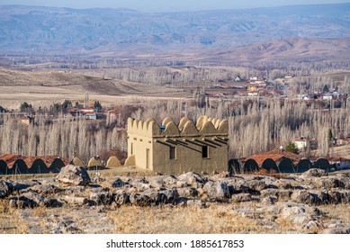 Hittite Walls And Castle In Hattusas