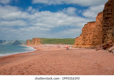 Hive Beach, Bridport, Dorset, The View Of The Cliffs