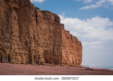 Hive Beach, Bridport, Dorset, The View Of The Cliffs