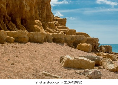 Hive Beach, Bridport, Dorset, The View Of The Cliffs