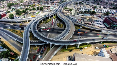HKB bridge interchange - Henry Konan Bedie - Marcory - Abidjan - Shutterstock ID 1602366673