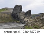 Hljodaklettar (‘Echo Rocks’) is a distinctive cluster of columnar rock formations, located by Jokulsargljufur in Vatnajokull National Park.