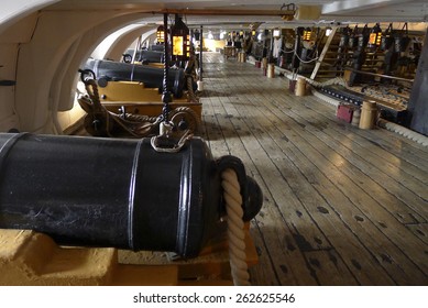 HMS Victory,famous Historic Royal Navy Warship,Portsmouth ,UK. Taken 08/06/2012