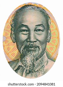 Ho Chi Minh (1890-1969). Portrait From Vietnam 100,000 Dong 2017 Banknote