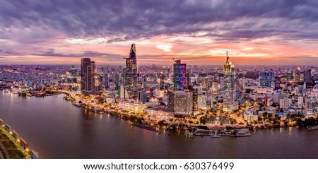 Ho Chi Minh City, aerial view