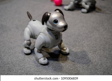 Ho Chi Minh city / Vietnam - Apr 24th 2018:  dog robot Sony Aibo - Shutterstock ID 1095006839
