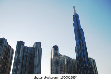 Ho Chi Minh City, Vietnam - 02/10/2019: Vincom Landmark 81 Skyscraper 