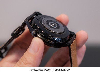 Ho Chi Minh city / Vietnam - Sep 04th 2020: Samsung Galaxy Watch 3 review