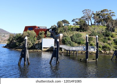 HOBART, AUSTRALIA - AUGUST 29, 2016: The Museum Of Old And New Art (MONA)