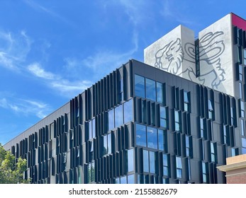 Hobart, Australia - May 22: Building View Of The University Of Tasmania (UTAS) Located In The CBD. It Is A Public Research University, The Fourth Of The Oldest Universities In Australia