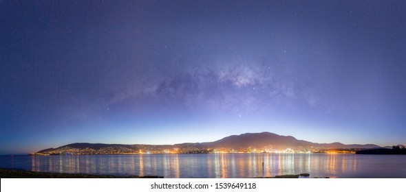 Hobart, Tasmania Under The Milky Way