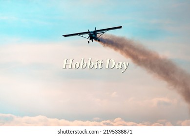 Hobbit Day - Text, World Holiday And International (copy Space).