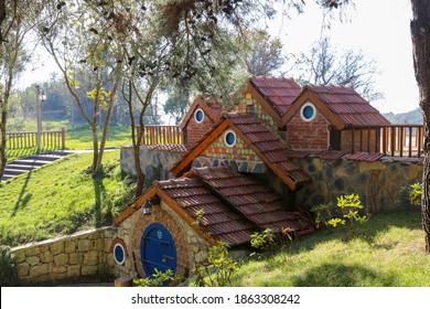 The Hobbit house in darica. Hobbit houses located in darica are located in magnificent nature - Kocaeli, Turkey