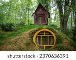 hobbit houses that you can see in Ormanya Natural Life Park in Kartepe, Kocaeli