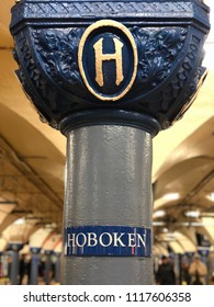 Hoboken Path Train Pillar