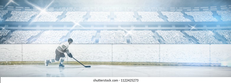 Hockey Against Stadium Against Sky