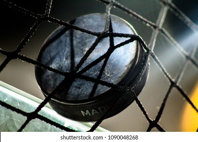 Hockey Puck In The Grid