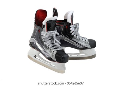 Hockey Skates Isolated On White Background