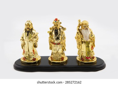 3 Chinese Gods Which Represent Three Stock Photo (Edit Now) 1352153507