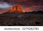 Hogan home at Shiprock valley