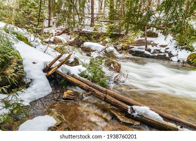 Hoggs Falls Flesherton Ontario Canada In Winter