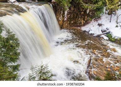 Hoggs Falls Flesherton Ontario Canada In Winter