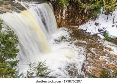 Hoggs Falls Flesherton Ontario Canada In Winter