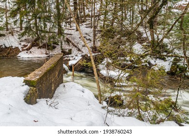 Hoggs Falls Flesherton Ontario Canada In Winter