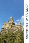 Hogwarts Castle from Harry Potter in Universal Studios Osaka Japan