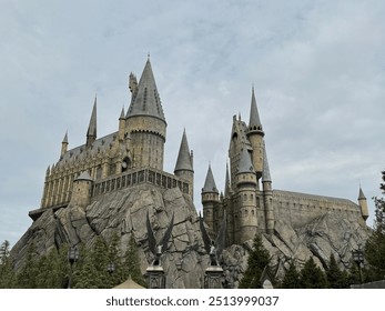 Замок Хогвартс внутри Universal Studios