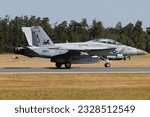 Hohn, Germany - June 14, 2023 - United States - US Navy (USN) at Fliegerhorst Hohn (ETNH) with a Boeing F A-18F Super Hornet F18 (168930 : 276).