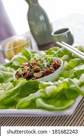 Hoisin Lobster Lettuce Wraps