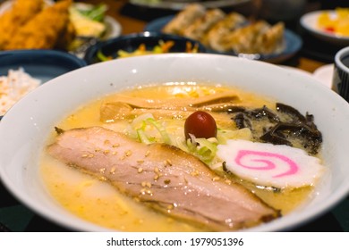 Hokkaido Shio Ramen And Other Japanese Cuisine At A Casual Dining Restaurant.
