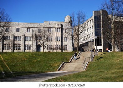 Holden Hall And McBryde Hall On Virginia Tech Campus