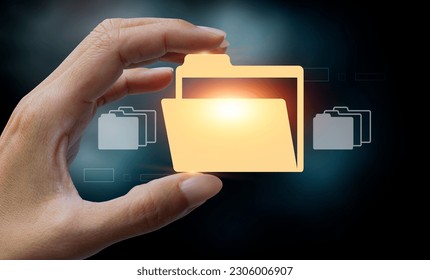 Holding keep storage folder with Document Management System (DMS) Online Document Database and automated processes in file management Search and manage document database files online.