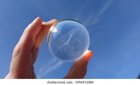 Holding Orb With A Cloud In It