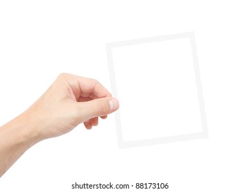 Holding Photo Frame