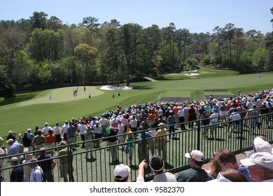 Hole 11 And 12  At Augusta Masters Of Golf 2006, Georgia,