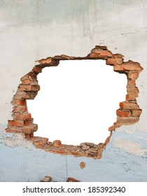 Hole Brick Wall