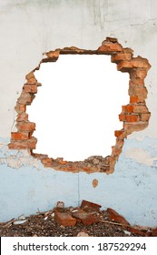 Hole Brick Wall