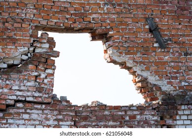 Hole Brick Wall Stock Photo 621056048 | Shutterstock