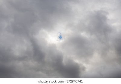 Hole in the clouds