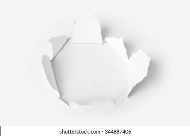 Hole Punched In The Paper - Concept Background