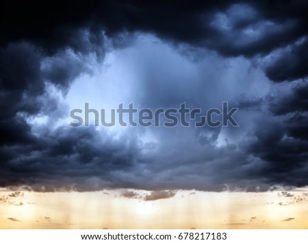 Similar – Image, Stock Photo thunderstorms