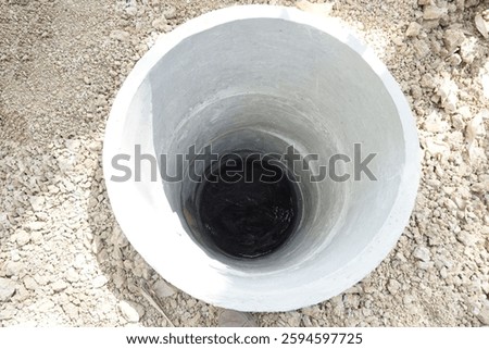a hole that can function as an infiltration well                               