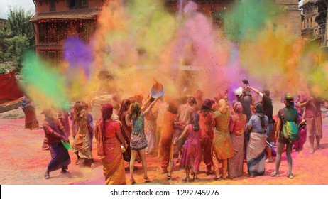 Holi Festival Of Colors In India And Nepal