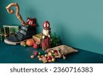 Holiday background Saint Nicholas with place for text, Sinterklaas, children